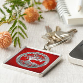 [500] Keltischer Baum des Lebens [Silber] Schlüsselanhänger (Seite)