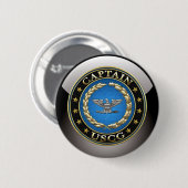 [500] Küstenwache: Kapitän (CAPT) Button (Vorne & Hinten)