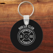 500 Lbs Pound Bench Press Club Gym Weightlifting P Schlüsselanhänger (Vorderseite)