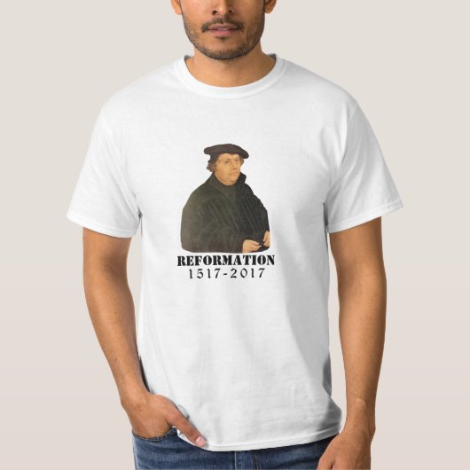 500. lutherische Kirche Verbesserungs-Martins T-Shirt (Vorderseite)