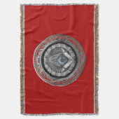 [500] Master Mason - Silver Square & Compasses Decke (Vorderseite Vertikal)