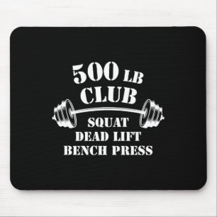 500 Pfund Pfund Club Fitnessstudio Gewichtheben Kr Mousepad
