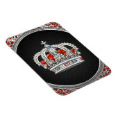 [500] Prince-Princess King-Queen Crown [Silver] Magnet (Rechte Seite)