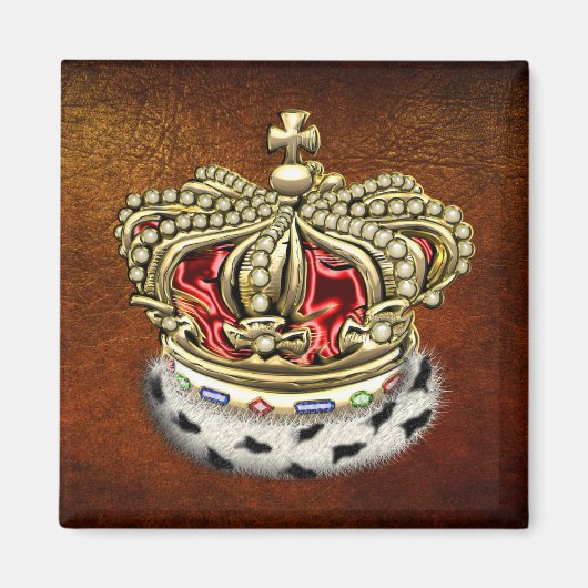 [500] Prinz [König] Königliche Krone [Fur+Gold][Ro Magnet (Vorne)