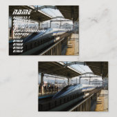 500 Reihe Shinkansen 新幹線 Kugel-Zug Visitenkarte (Vorne/Hinten)