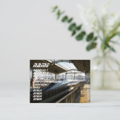 500 Reihe Shinkansen 新幹線 Kugel-Zug Visitenkarte (Stehend Vorderseite)