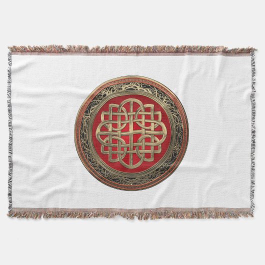 [500] Sacred Celtic Gold Knot Cross Decke (Vorderseite)
