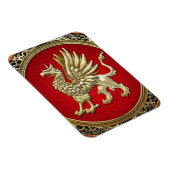[500] Sacred Gold Griffin Magnet (Rechte Seite)