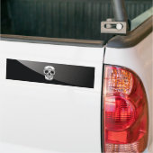 [500] Silver Human Skull Autoaufkleber (Auf Lkw)