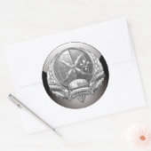 [500] SOWT-Abzeichen [Wappen] Runder Aufkleber (Umschlag)