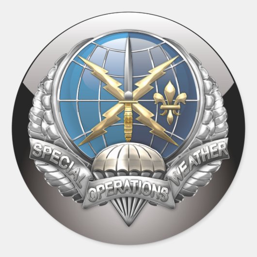 [500] SOWT-Emblem Runder Aufkleber (Vorderseite)