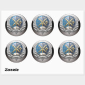 [500] SOWT-Emblem Runder Aufkleber (Blatt)