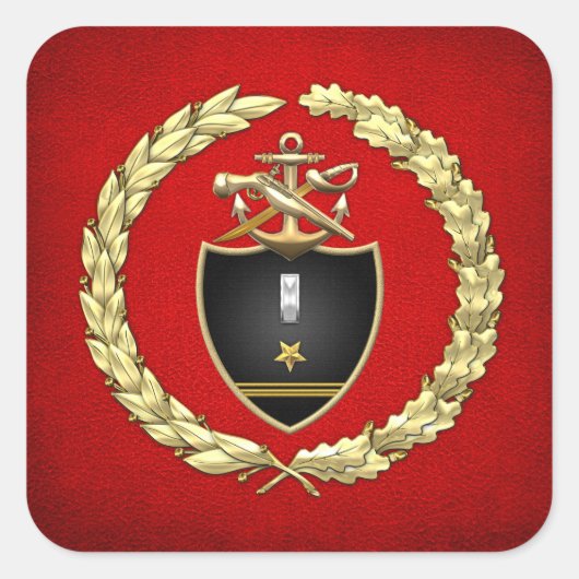 [500] SWCC: LTJG Special Edition Quadratischer Aufkleber (Vorderseite)