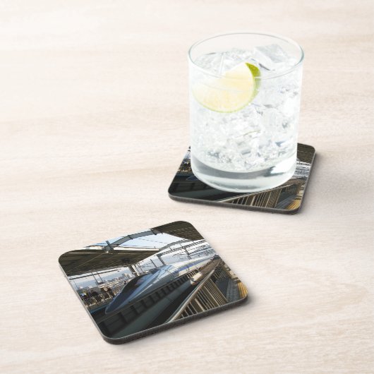 500er-Serie Shinkansen 新 幹 Bullet Train Getränkeuntersetzer (Rechte Seite)