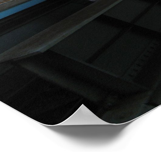 500er-Serie Shinkansen 新 幹 Bullet Train Poster (Ecke)