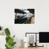 500er-Serie Shinkansen 新 幹 Bullet Train Poster (Heimbüro)