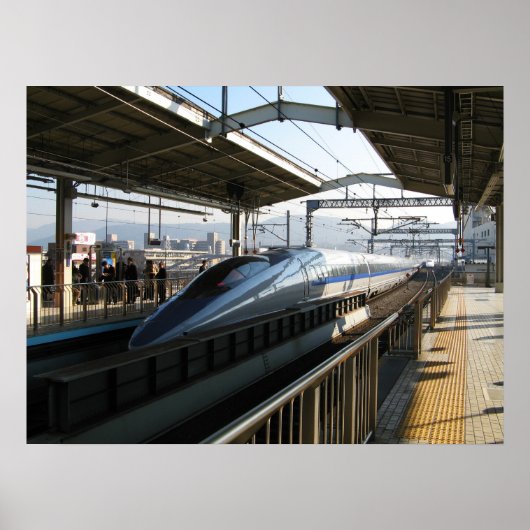 500er-Serie Shinkansen 新 幹 Bullet Train Poster (Vorne)