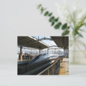 500er-Serie Shinkansen 新 幹 Bullet Train Postkarte (Stehend Vorderseite)