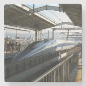 500er-Serie Shinkansen 新 幹 Bullet Train Steinuntersetzer (Vorderseite)