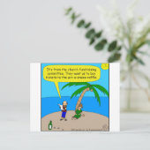 501 Kirchenfundraiser-Cartoon Postkarte (Stehend Vorderseite)