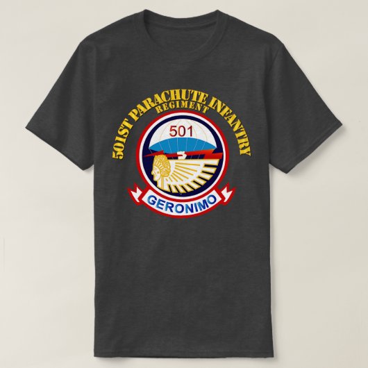 501 Parachute Infanterie-Regime PP T-Shirt (Design vorne)