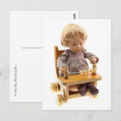 501 Sasha Baby Sandy Postkarte (Vorne/Hinten)