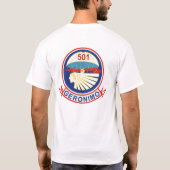 501st Fallschirm-Infanterie-Regiment- T-Shirt (Rückseite)