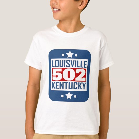 502 Louisville KY Postleitzahl T-Shirt (Vorderseite)