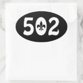 502 OVALER AUFKLEBER (Tasche)