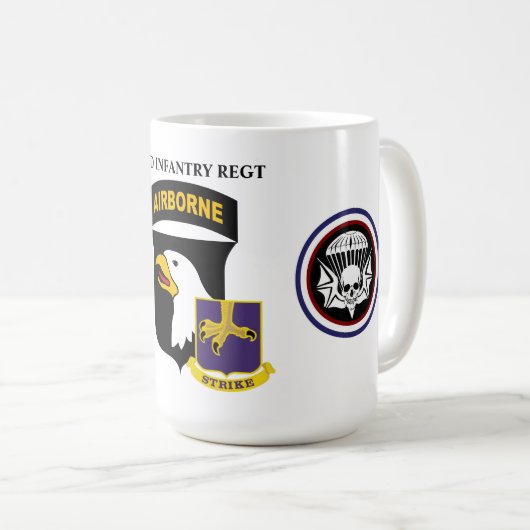 502ND INFANTRIE KAFFEETASSE (VorderseiteRechts)