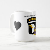 502ND INFANTRIE KAFFEETASSE (Vorderseite Links)