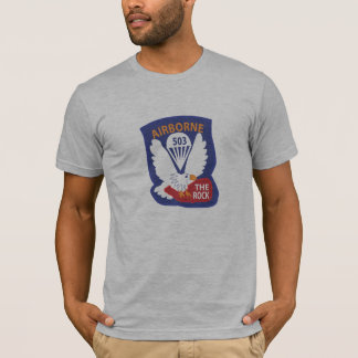 503rd PIR Taschen-Flecken-T - Shirts