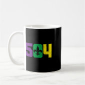 504 Area Code Pride Nola New Orleans Louisiana Mar Kaffeetasse (Links)