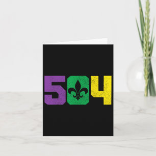 504 Area Code Pride Nola New Orleans Louisiana Mar Karte