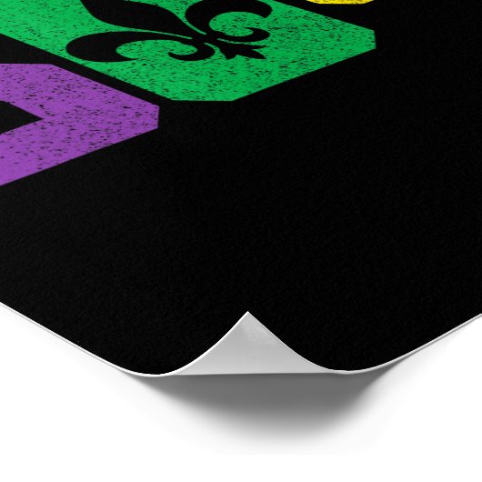 504 Area Code Pride Nola New Orleans Louisiana Mar Poster (Ecke)