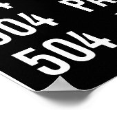 504 KING Replica Rollsign (CLRV) Poster (Ecke)