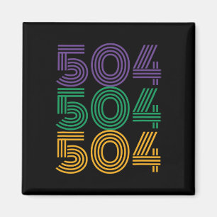 504 Mardi Gras 2025 Funny Carnival Kostüm Outfit Magnet