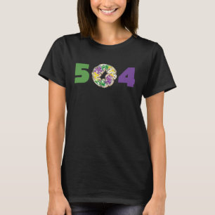 504 Mardi Gras King Cake Lugano Gestern und Heute T-Shirt