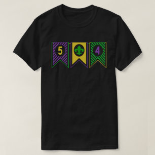 504 Mardi Gras New Orleans Louisiana La Staat T-Shirt