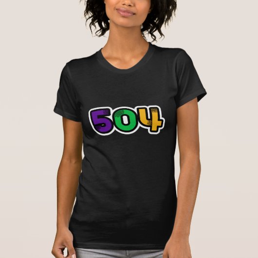504 New Orleans Mardi Gras T-Shirt (Vorderseite)