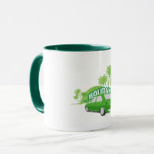 504 Peugeot lustiger Urlaub Tasse (Vorderseite Links)
