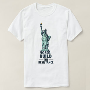 50501 Baue den Widerstand 2025 USA Freiheit T-Shirt