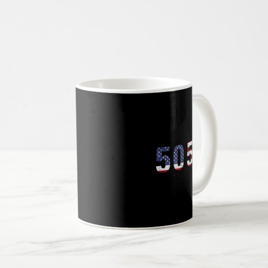 50501 Protest Subtle Resist Trump Kaffeetasse (VorderseiteRechts)