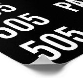 505 DUNDAS Replica TTC Streetcar Rollsign Poster (Ecke)