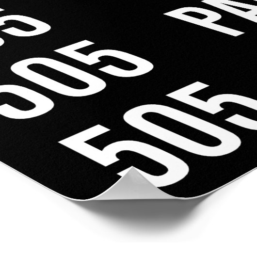 505 DUNDAS Replica TTC Streetcar Rollsign Poster (Ecke)