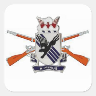 505. INFANTRY DUI CROSSED RIFLES STICKERS