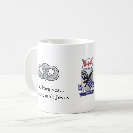 505 Kaffee Tasse Jesus Vergibt (Vorderseite Links)