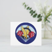 506th Fallschirmspringen Infantry Regiment Postkarte (Stehend Vorderseite)