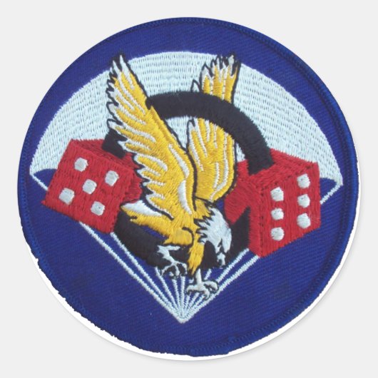 506th Fallschirmspringen Infantry Regiment Runder Aufkleber (Vorderseite)