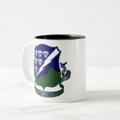 506th Fallschirmspringen Infantry Regiment Zweifarbige Tasse (Vorderseite Links)